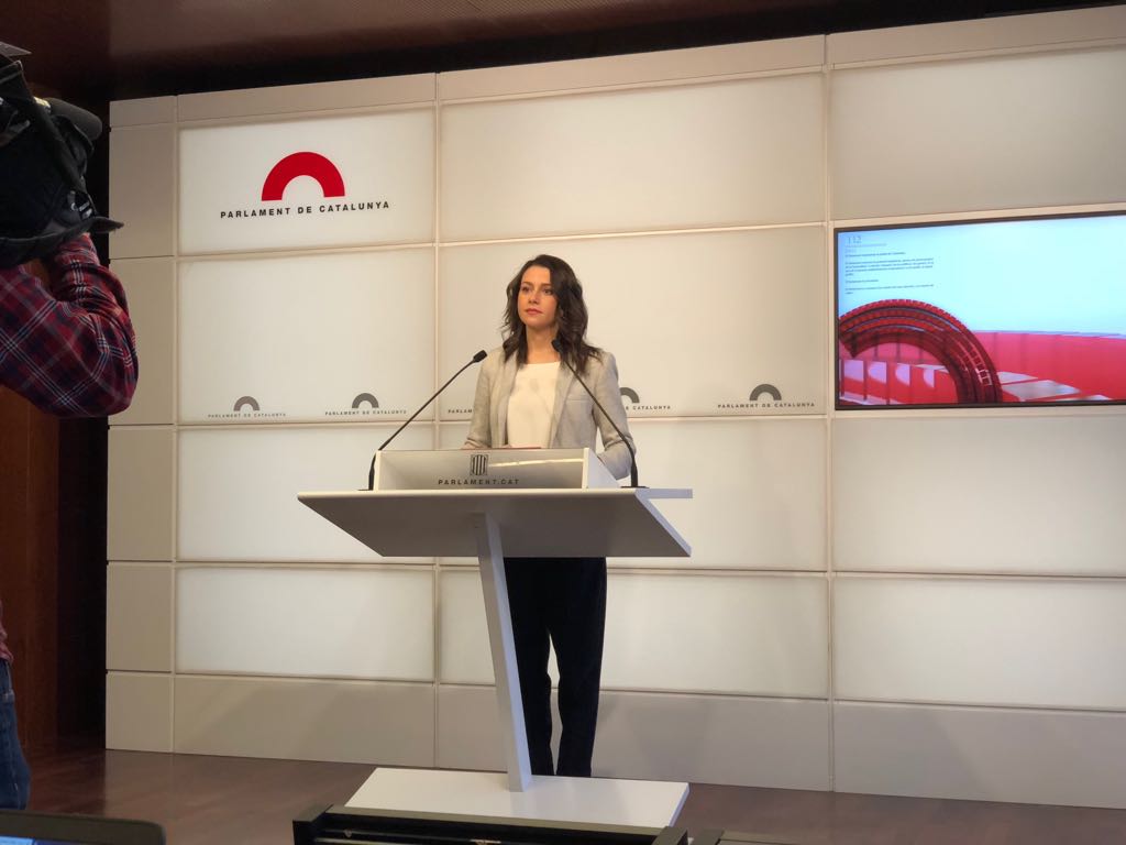 Cs sol·licita la compareixença de Torrent al Parlament perquè "doni la cara"