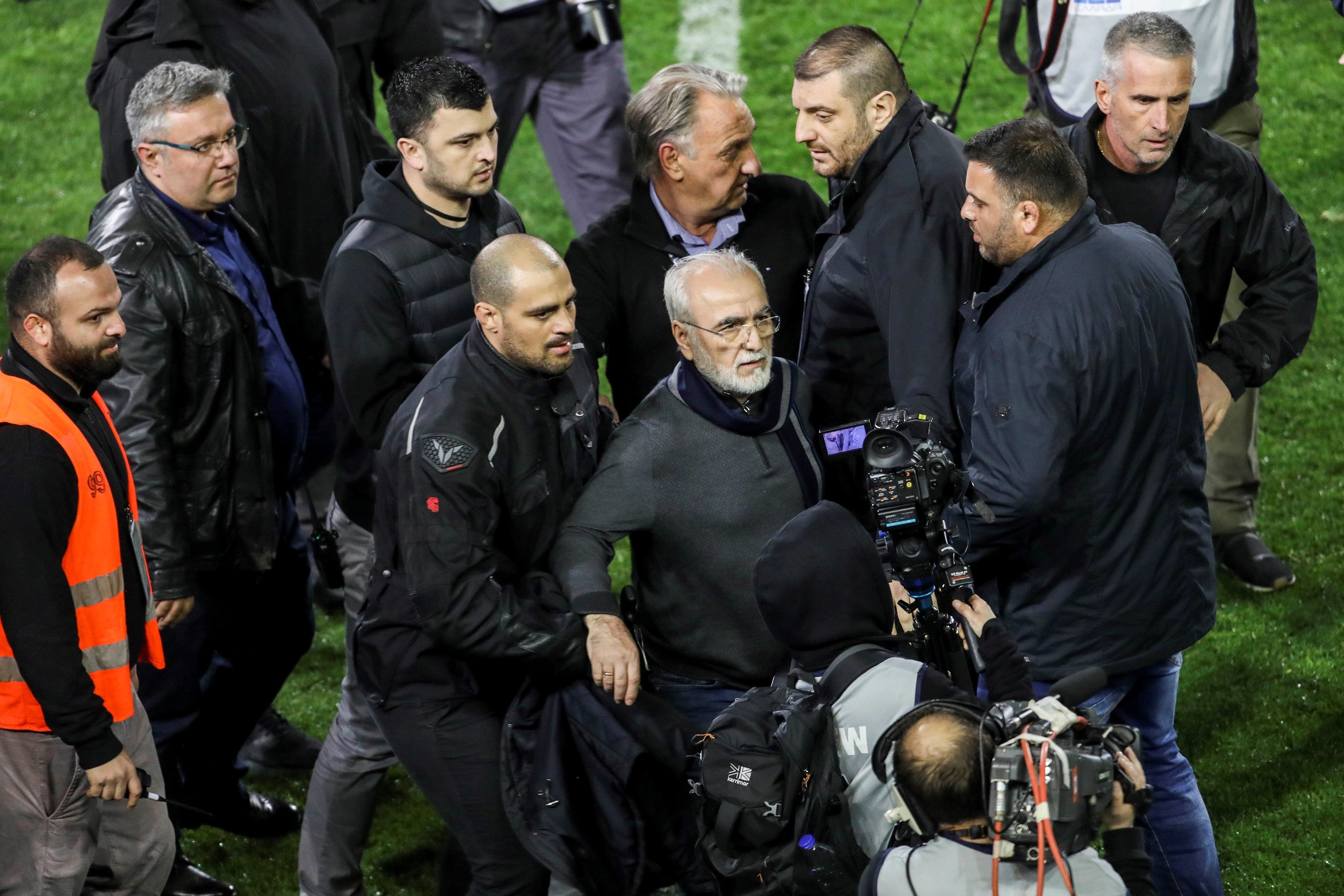 Suspendida la Liga griega de fútbol por los incidentes del PAOK