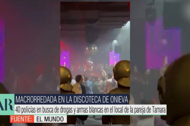 Redada discoteca Íñigo Onieva interior Telecinco Redada discoteca Íñigo Onieva interior Telecinco