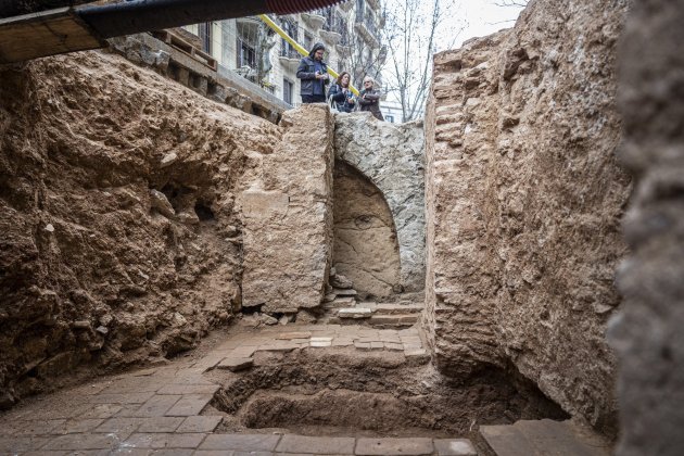 restos arqueologiques calle girona / Foto: Montse Giralt