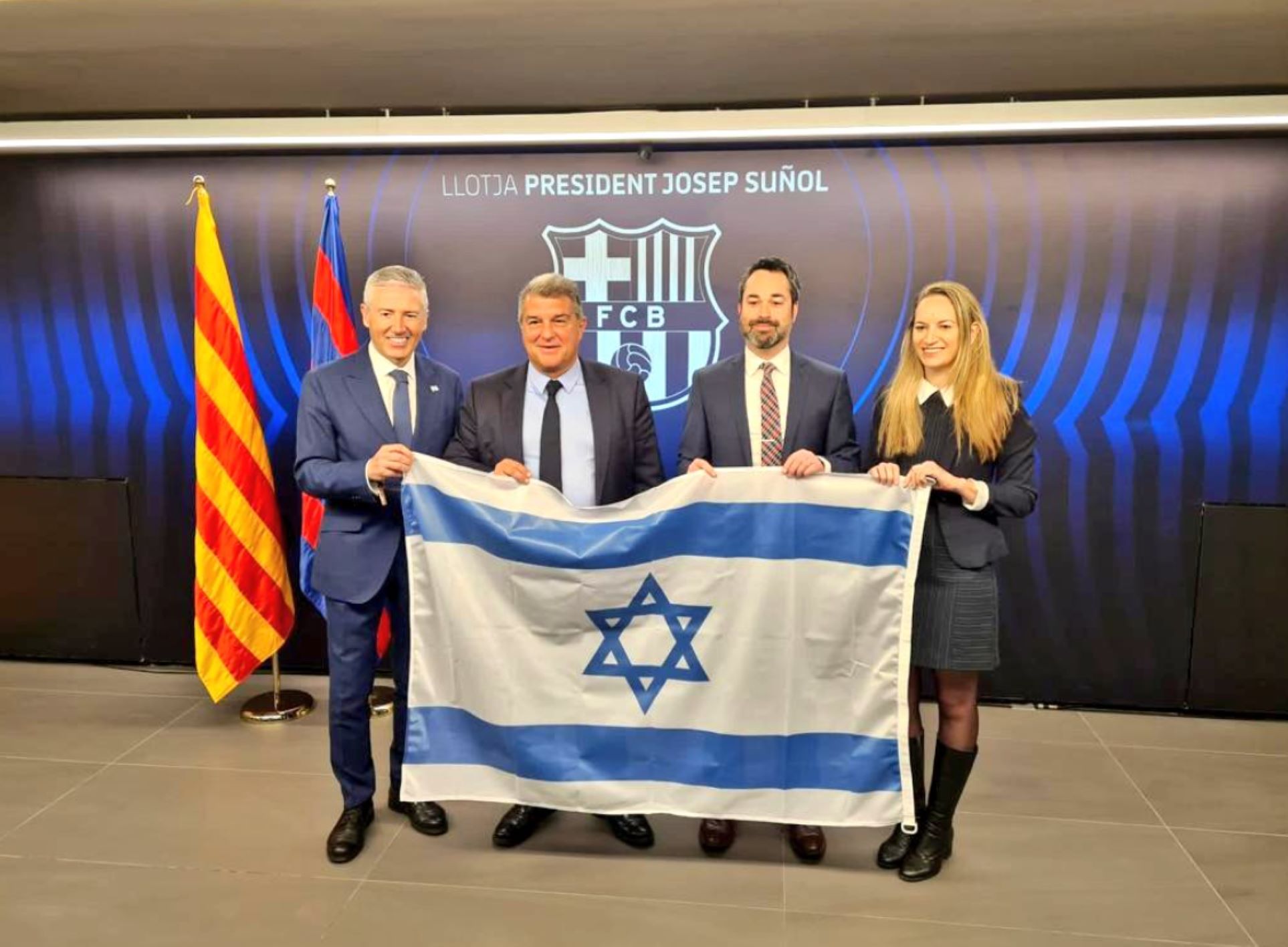Suport total del Barça a reprendre les relacions amb Tel-Aviv