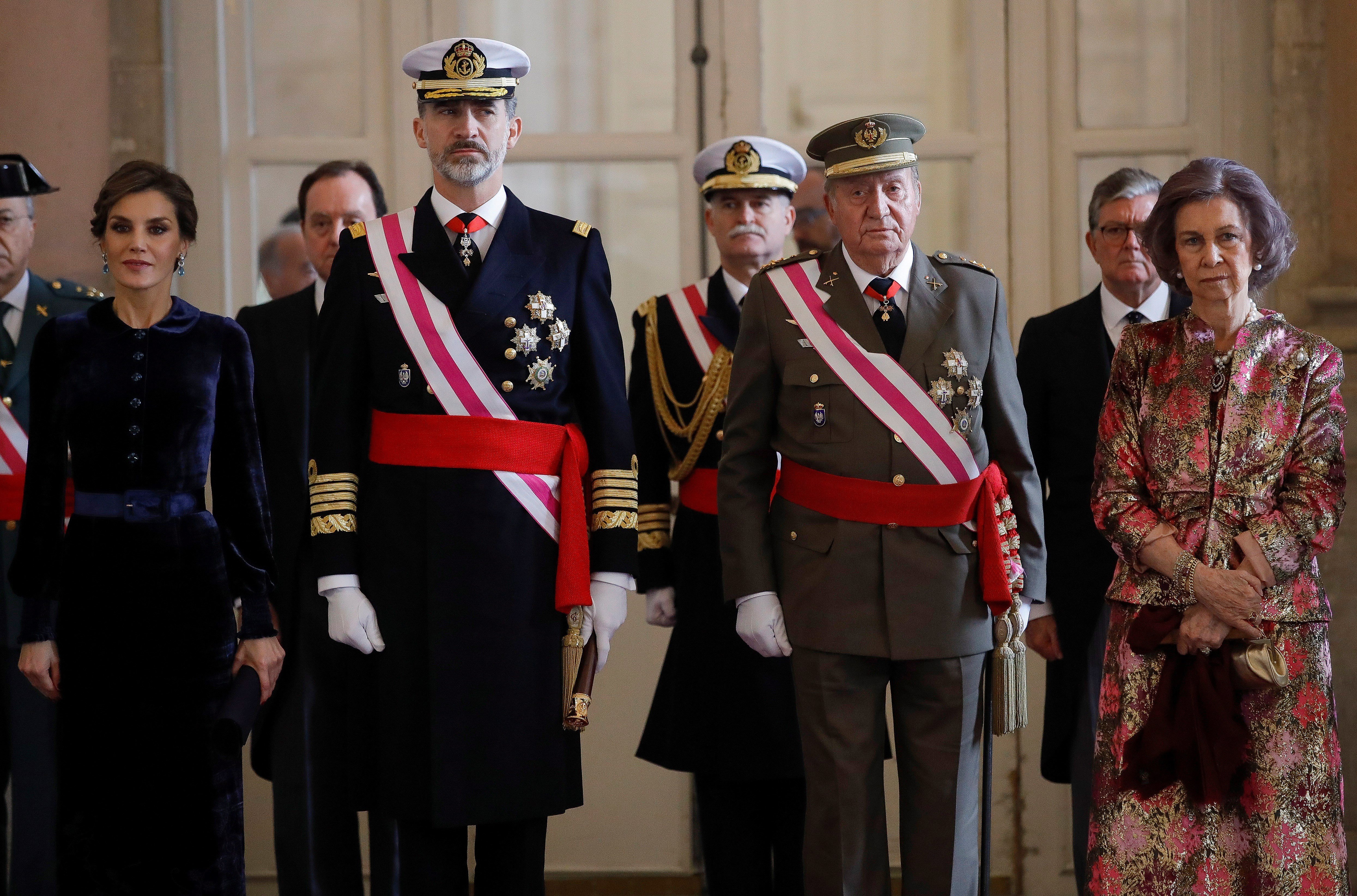 Letizia Felipe Juan Carlos Sofía GTRES Letizia Felipe Juan Carlos Sofía GTRES