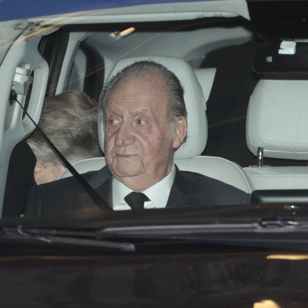 Juan Carlos cara rara coche GTRES Juan Carlos cara rara coche GTRES