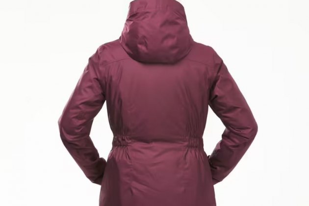 Abrigo de montaña y nieve impermeable Mujer Quechua SH100 X Warm