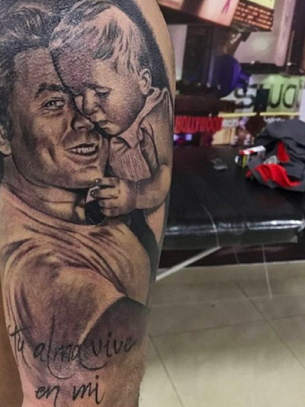 Kiko Rivera tattoo Instagram stories