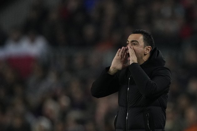 Xavi Hernández gritando enfadado / Foto: EFE - Alejandro Garcia Xavi Hernández gritando enfadado / Foto: EFE - Alejandro Garcia