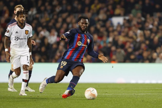 Franck Kessie Barça Manchester United / Foto: EFE - Toni Albir