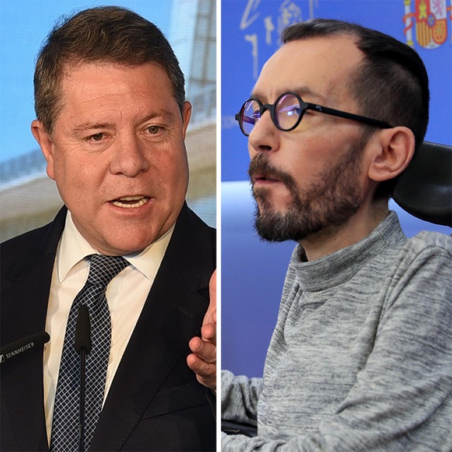 Rifirrafe entre García-Page y Echenique: se tildan de "caballos de Troya"