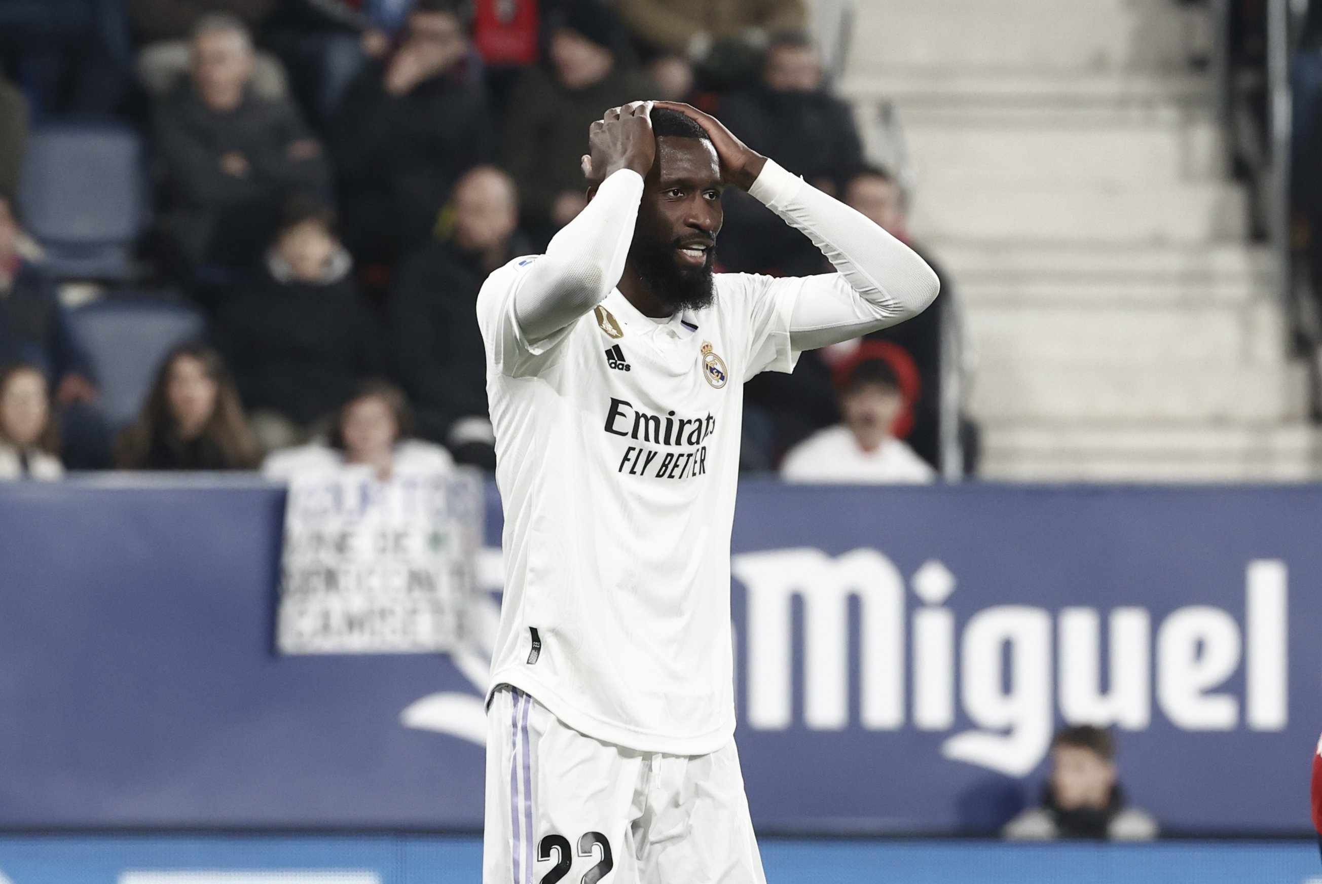 Rüdiger, señalado desde dentro en el Real Madrid, no es el refuerzo que esperaban