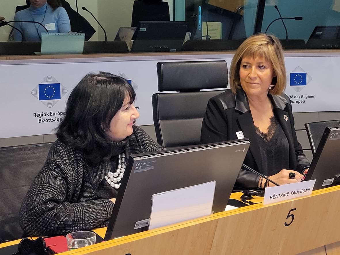 Núria Marín reivindica en Bruselas que la cooperación entre ciudades "es una necesidad"