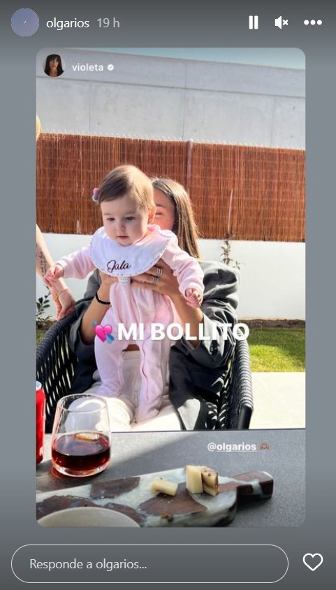 Olga Ríos cono hija de Violeta Instagram