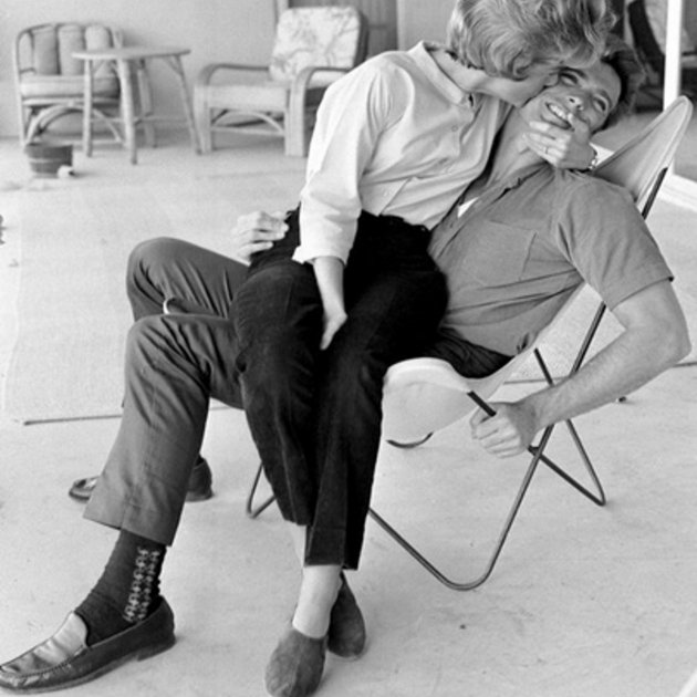 Clint Eastwood y mujer Clint Eastwood y mujer