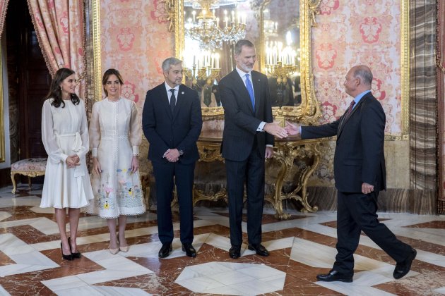 Felipe y Letizia con presidente Paraguay y primera dama Europa Press