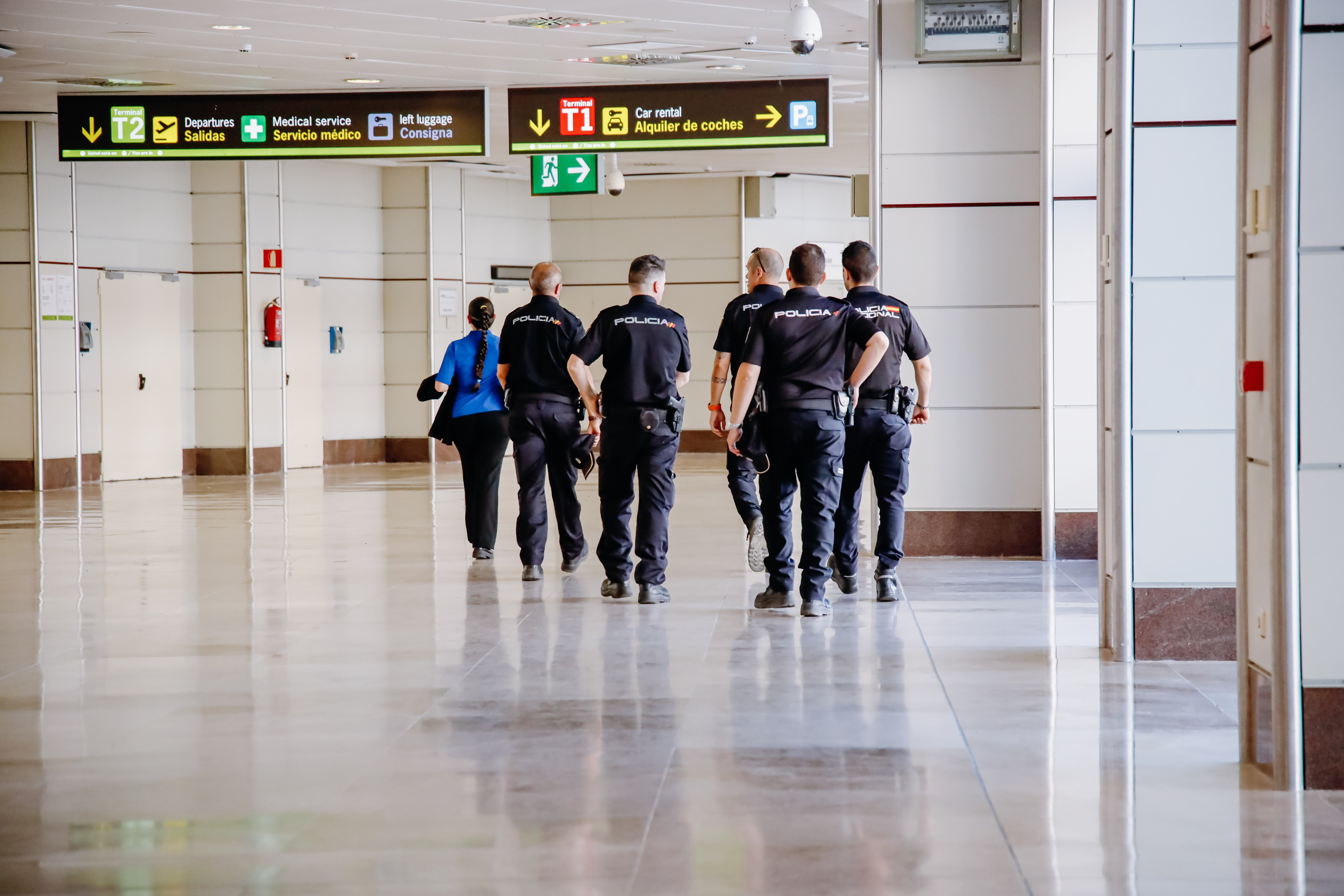 Policia Nacional aeroport Barajas Madrid / Europa Press