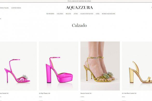 Aquazzurra zapatos web Aquazzurra zapatos web