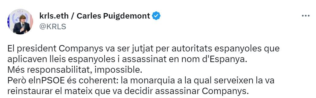 tuit puigdemont