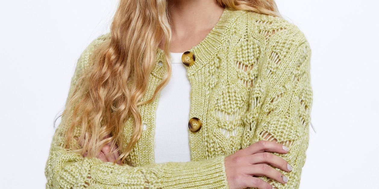 Parfois tiene un cárdigan que parece hecho por nuestras abuelas