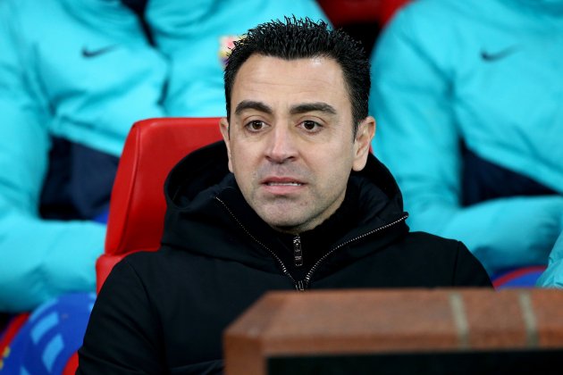 Xavi Hernández preocupado Barça Manchester United / Foto: EFE