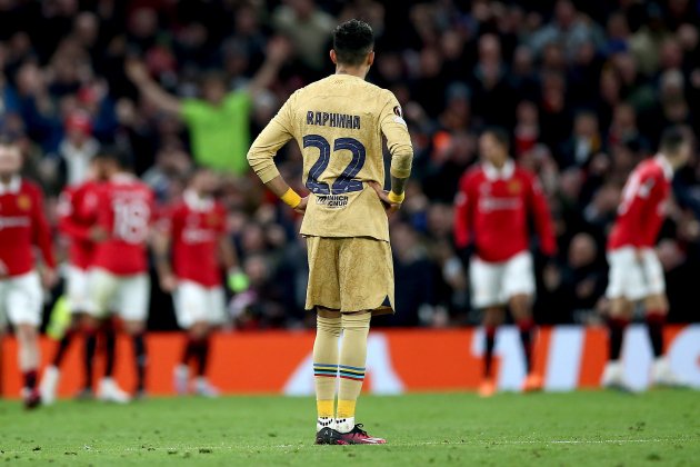 Raphinha gol Manchester United / Foto: EFE Raphinha gol Manchester United / Foto: EFE