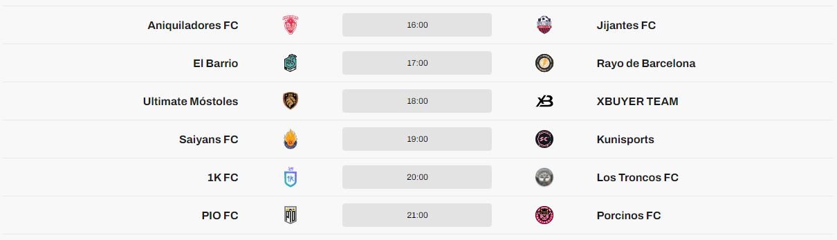 Kings League Jornada 8 Kings League Jornada 8