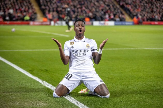 Vinícius gol Anfield / Foto: Europa Press Vinícius gol Anfield / Foto: Europa Press
