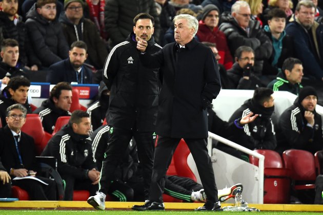 Carlo Ancelotti Liverpool Madrid Champions / Foto: EFE - Peter Powell