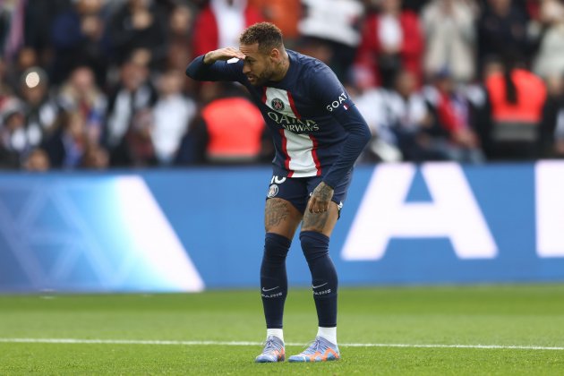 Neymar celebració gol curiosa PSG / Foto: EFE - Mohammed Badra