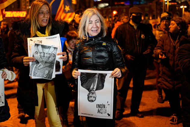  Manifestació contra el rei ANC torres venecianes dolors feliu / Irene Vilà Capafons
