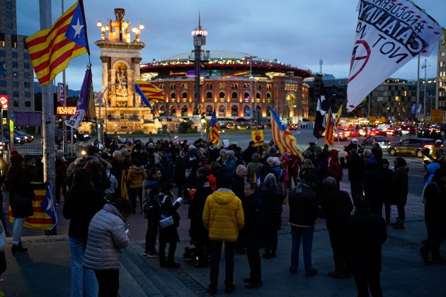 Manifestació contra el rei ANC plaça espanya  Irene Vilà Capafons