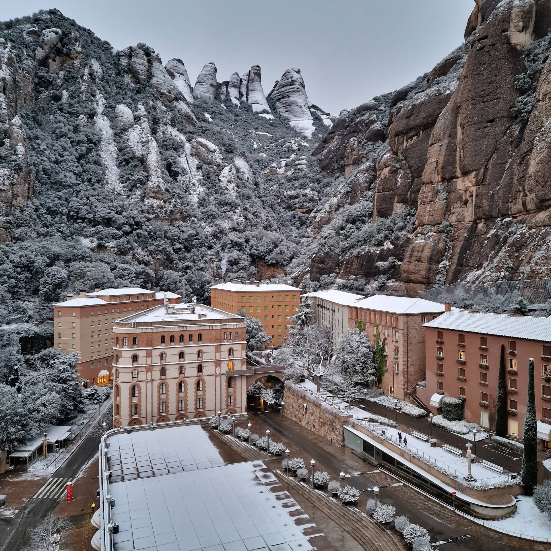Nieve en Montserrat Nieve en Montserrat