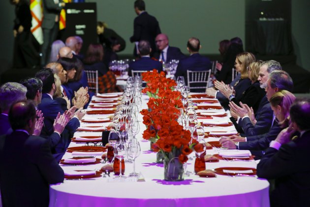 Felipe VI MWC cena mala cara EFE