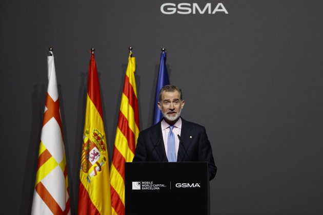 Felipe discurso Barcelona MWC EFE Felipe discurso Barcelona MWC EFE