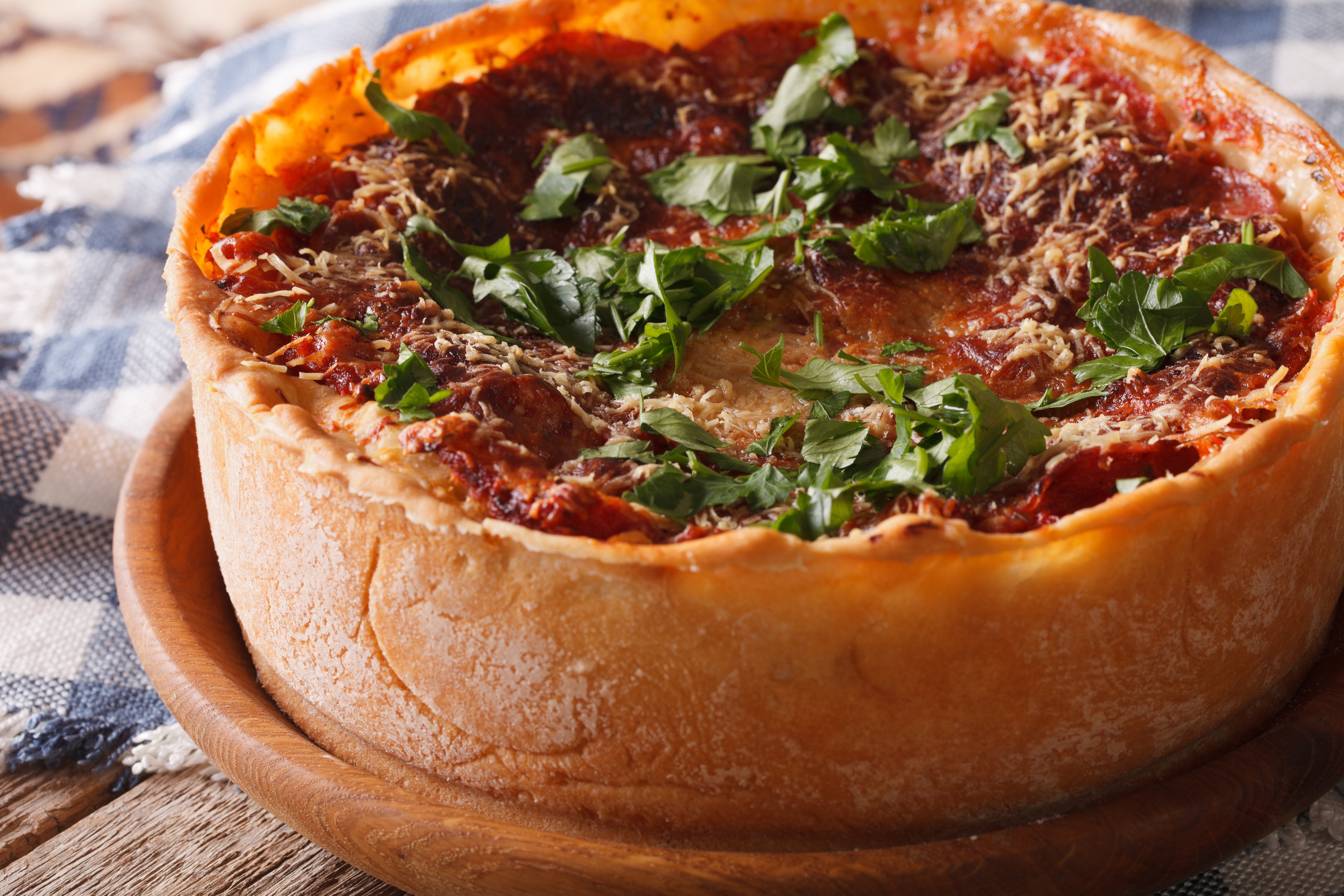 Pizza estil Chicago Pizza estil Chicago