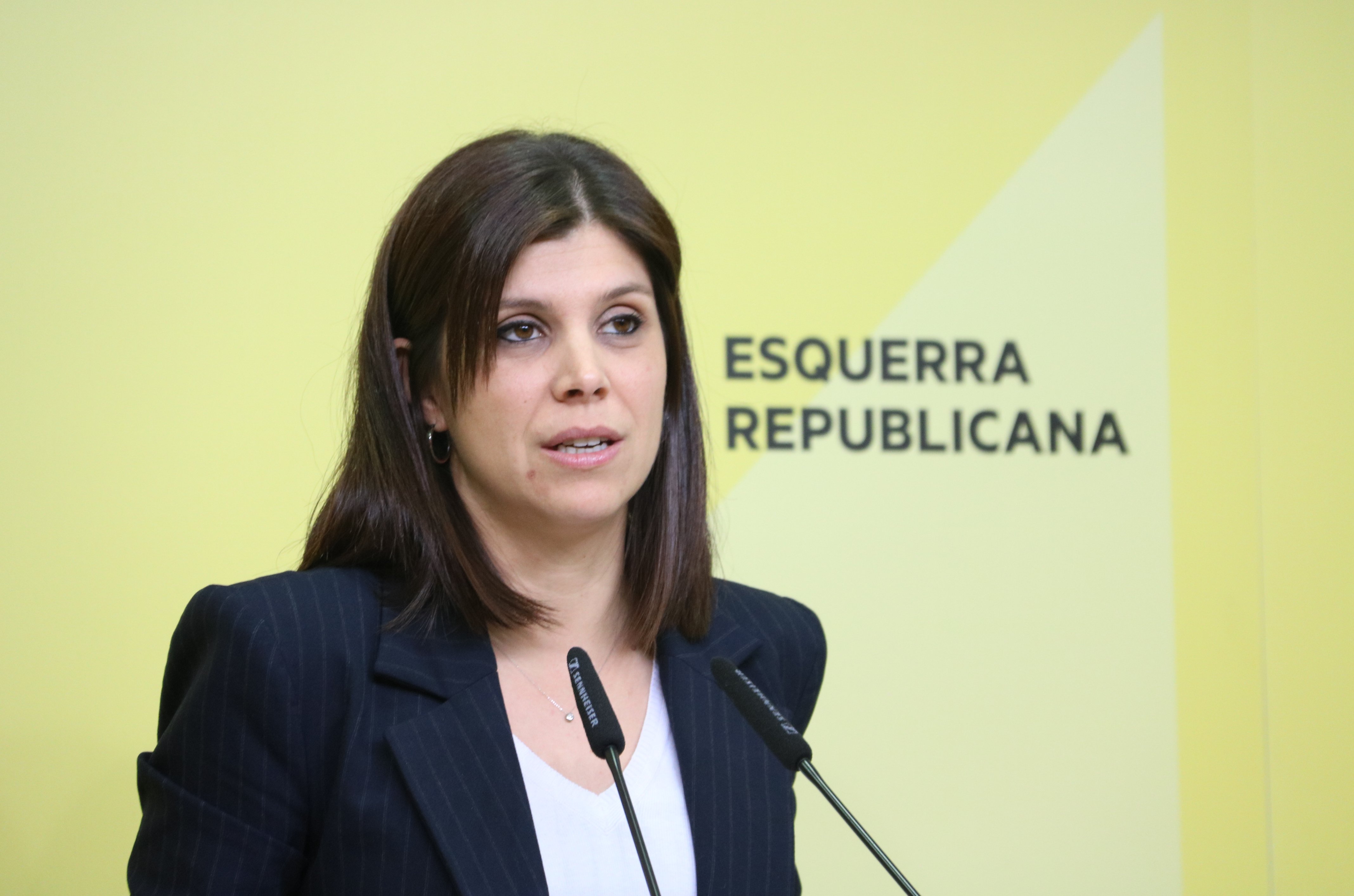 Marta Vilalta roda de premsa Esquerra - ACN