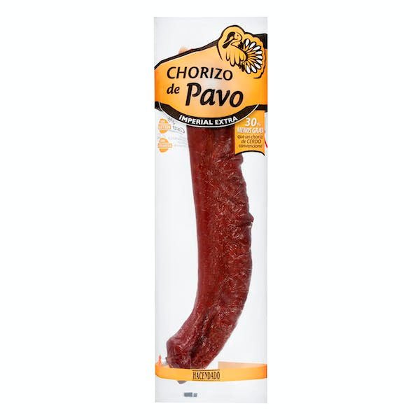 Chorizo de pavo imperial extra de Hacendado1 Chorizo de pavo imperial extra de Hacendado1