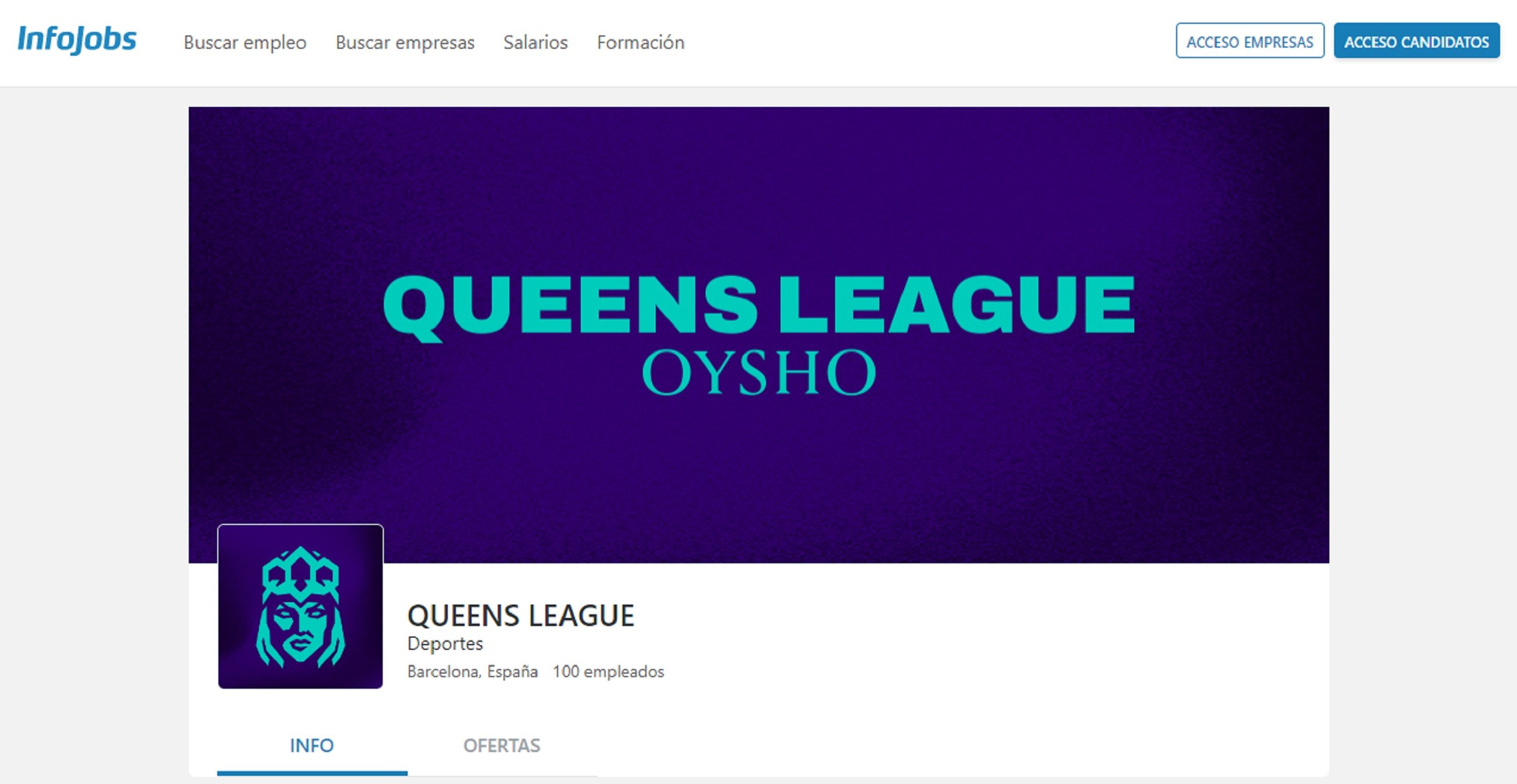 InfoJobs Queens League InfoJobs Queens League