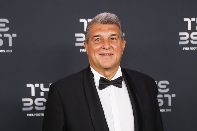 Joan Laporta en la gala The Best / Foto: EFE