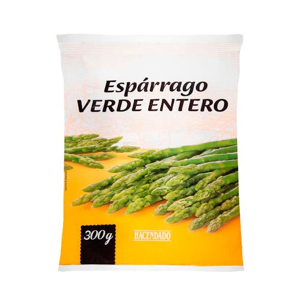 Espárrago verde entero ultracongelado de Hacendado1 Espárrago verde entero ultracongelado de Hacendado1