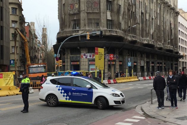 Vía Laietana cortada estudiantes Sergi Alcàzar