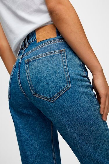 Jeans mom fit bàsics