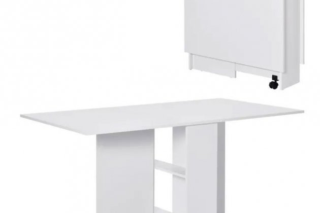 Mesa de comedor plegable HOMCOM Mesa de comedor plegable HOMCOM