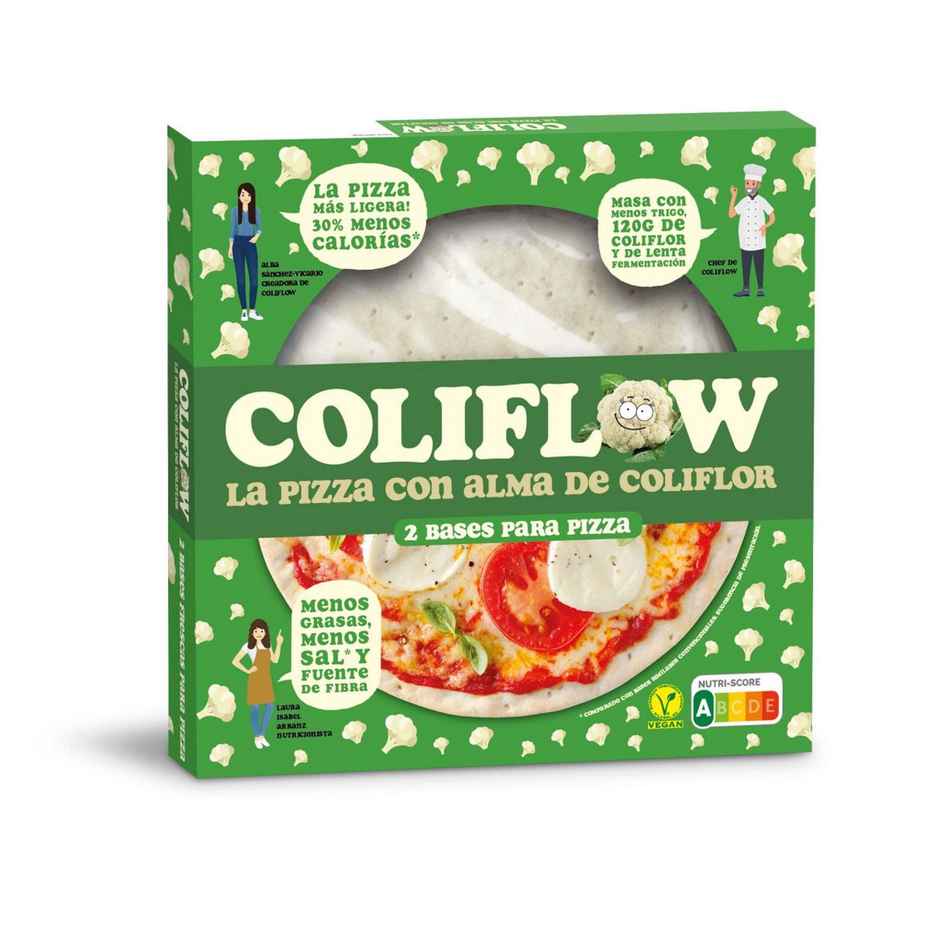 Las pizzas Coliflow llegan a los supermercados Froiz