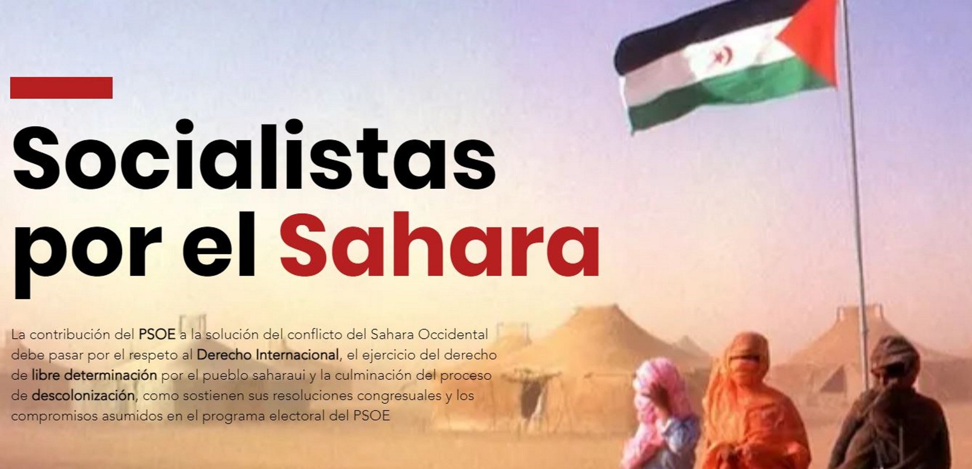 Odón Elorza y militantes del PSOE se rebelan y crean "Socialistas por el Sáhara"