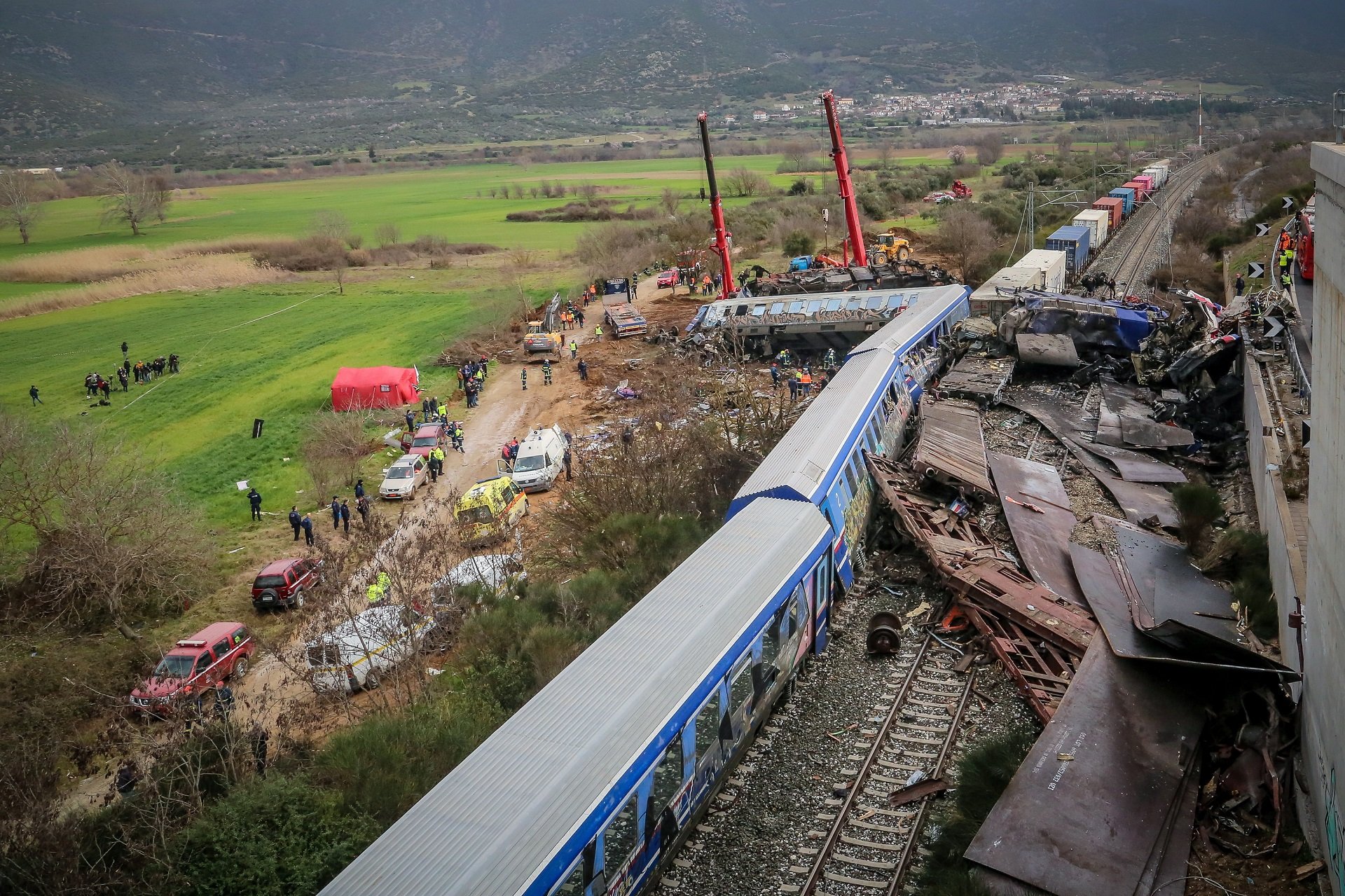 accident tren Grecia