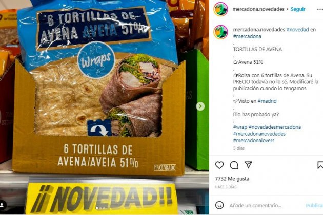 Truites de civada Hacendado Truites de civada Hacendado