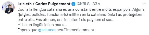 TUIT Puigdemont