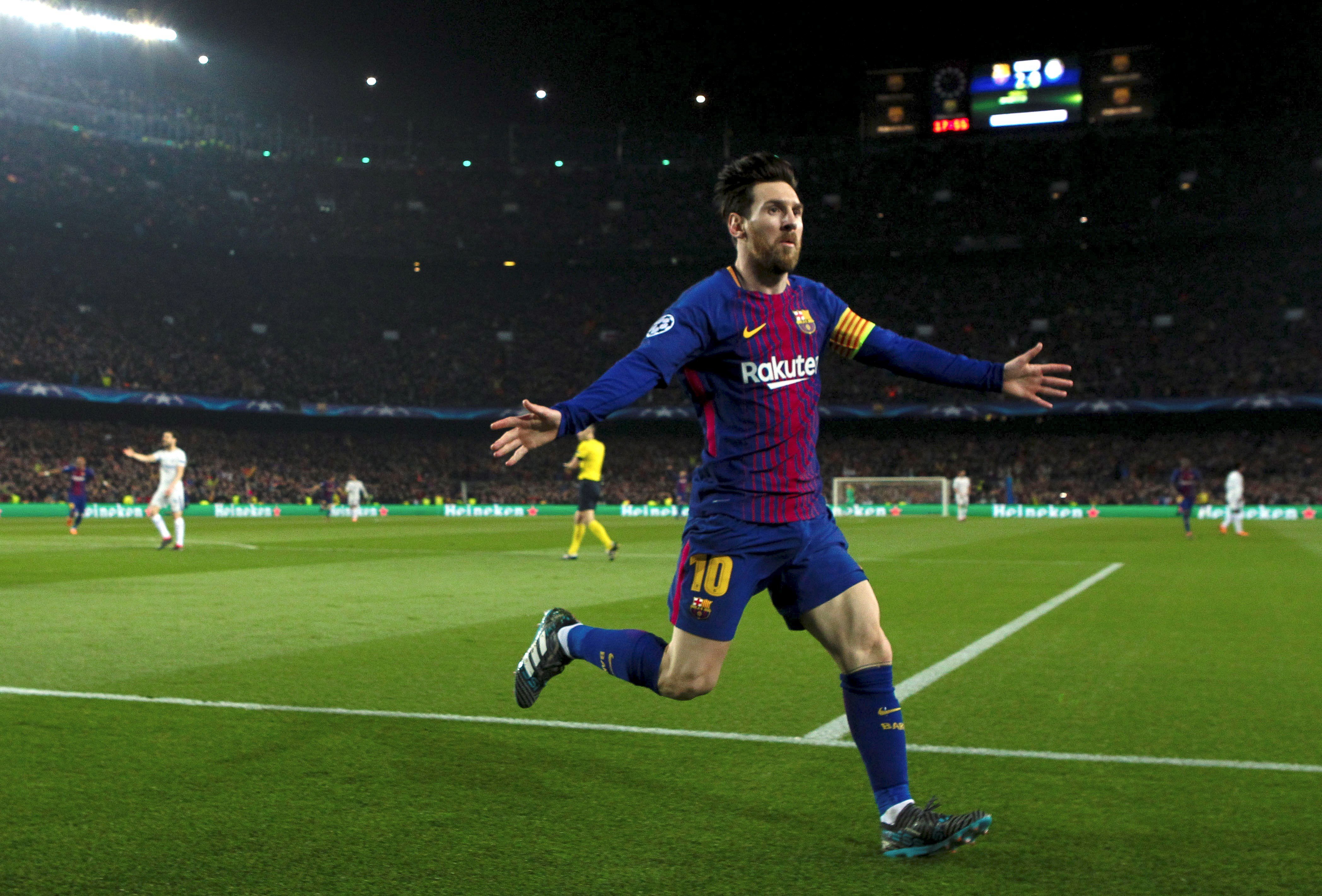 Tret de sortida a la Champions de Messi