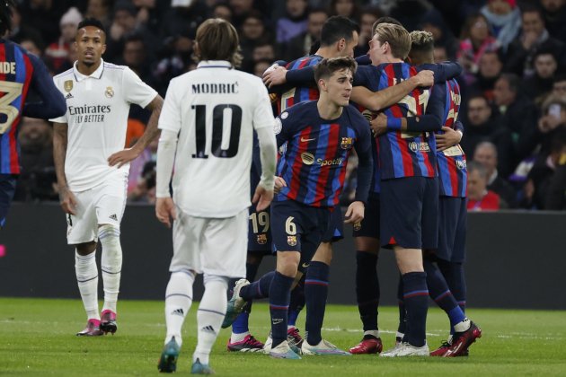 Jugadoras Barça gol Real Madrid Copa del Rey / Foto: EFE