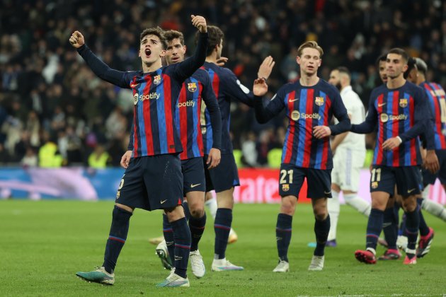 Jugadoras Barça victoria Santiago Bernabéu / Foto: EFE