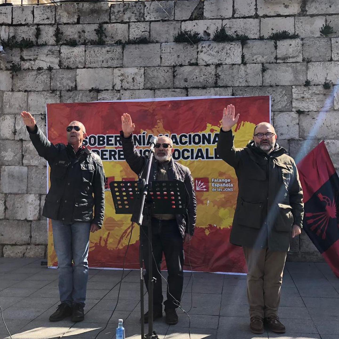 Exaltación falangista en Valladolid a pesar de la ley de memoria democrática